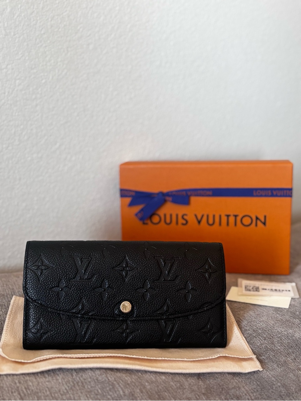 Louis Vuitton Empreinte Emilie Wallet - COA & Full Inclusions